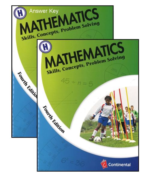 CONTINENTAL Math Skills, Concepts, Problem Solving Level H