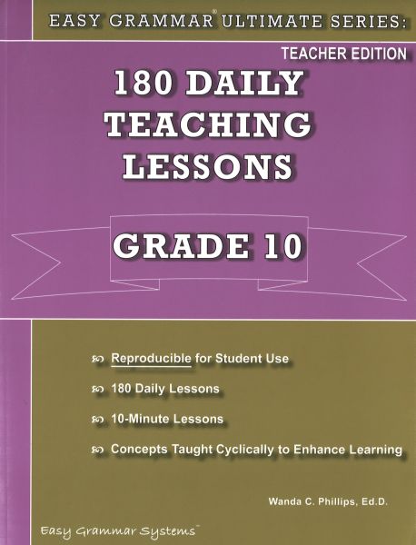 Easy Grammar Ultimate Series: Teacher's Edition - Grade 10