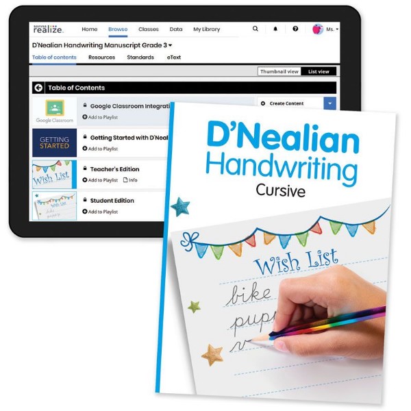 D'Nealian Handwriting Homeschool Bundle 2022 - Grade 3