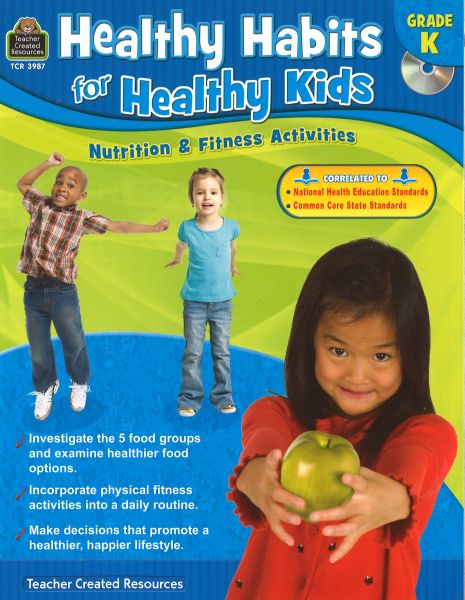 TCR Healthy Habits for Healthy Kids - Kindergarten - Click Image to Close