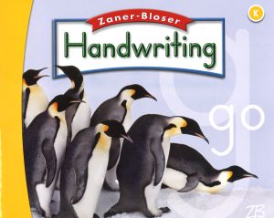 ZANER-BLOSER Handwriting - Kindergarten Workbook