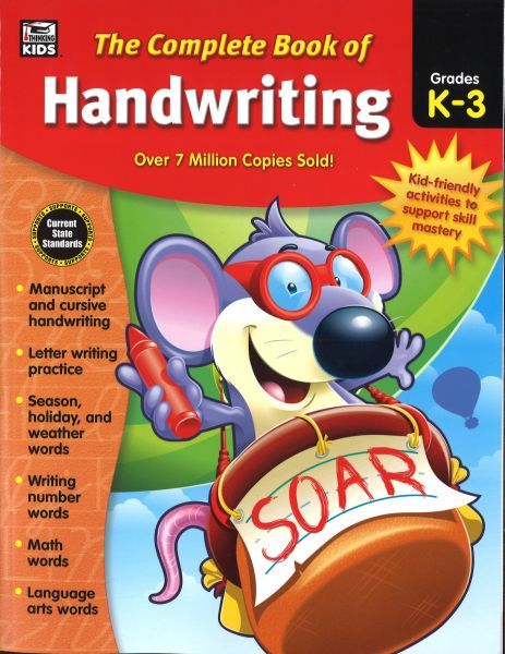 The Complete Book Of Handwriting Grades K-3