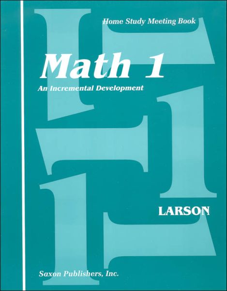 SAXON Math Meeting Book - Grade 1