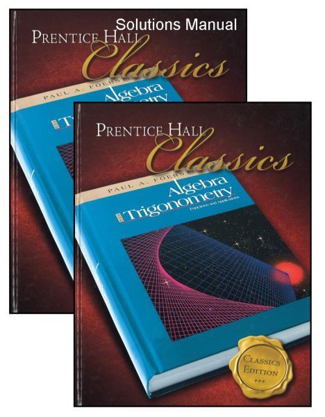 PRENTICE HALL CLASSICS Algebra & Trigonometry Bundle/Kit