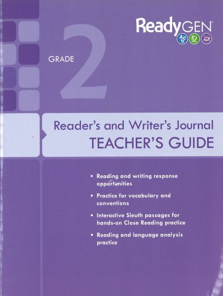 ReadyGen Grade 2 Reader's and Writer's Journal Teacher's Guide
