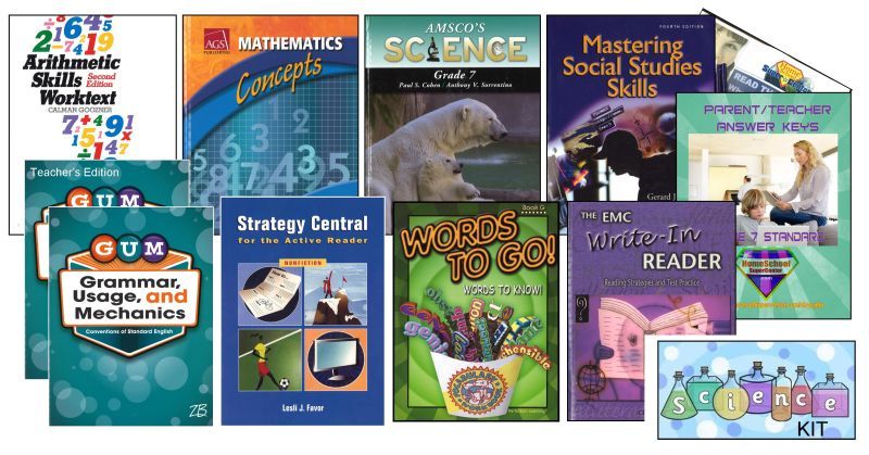 Complete Standard Curriculum Package - 7th Grade